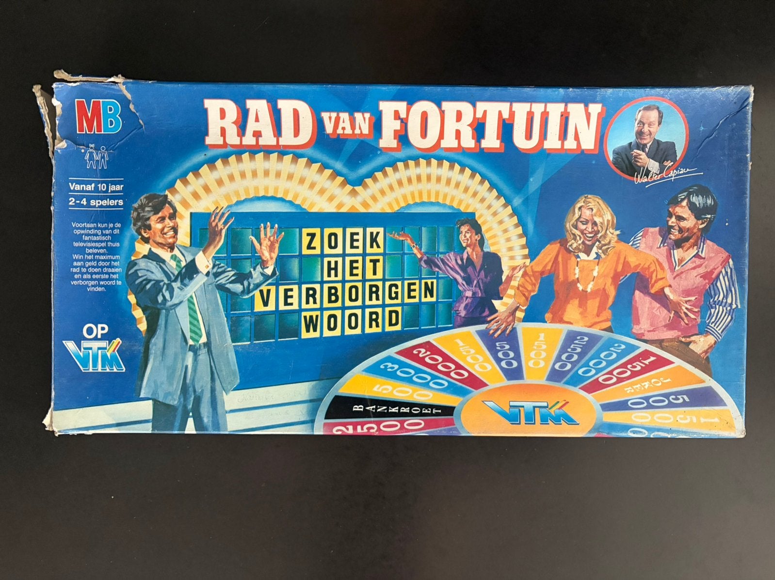 Rad van Fortuin van MB perfecte staat, Drie of vier spelers, Ophalen of Verzenden, Zo goed als nieuw