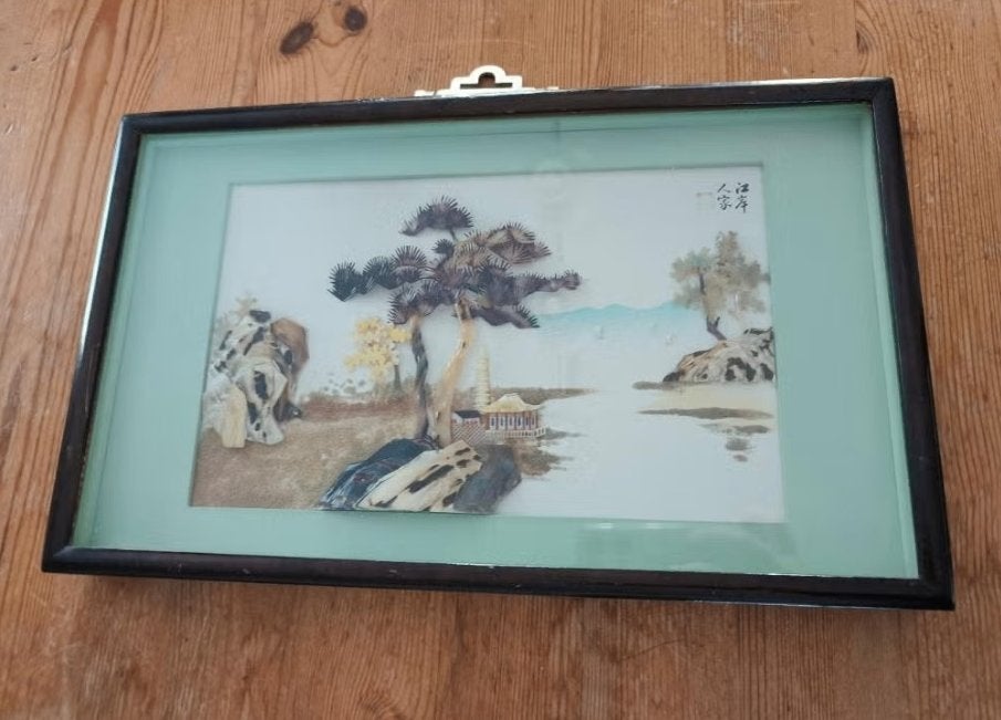 Chinees lakwerk met inlegwerk, Antiek en Kunst, Ophalen