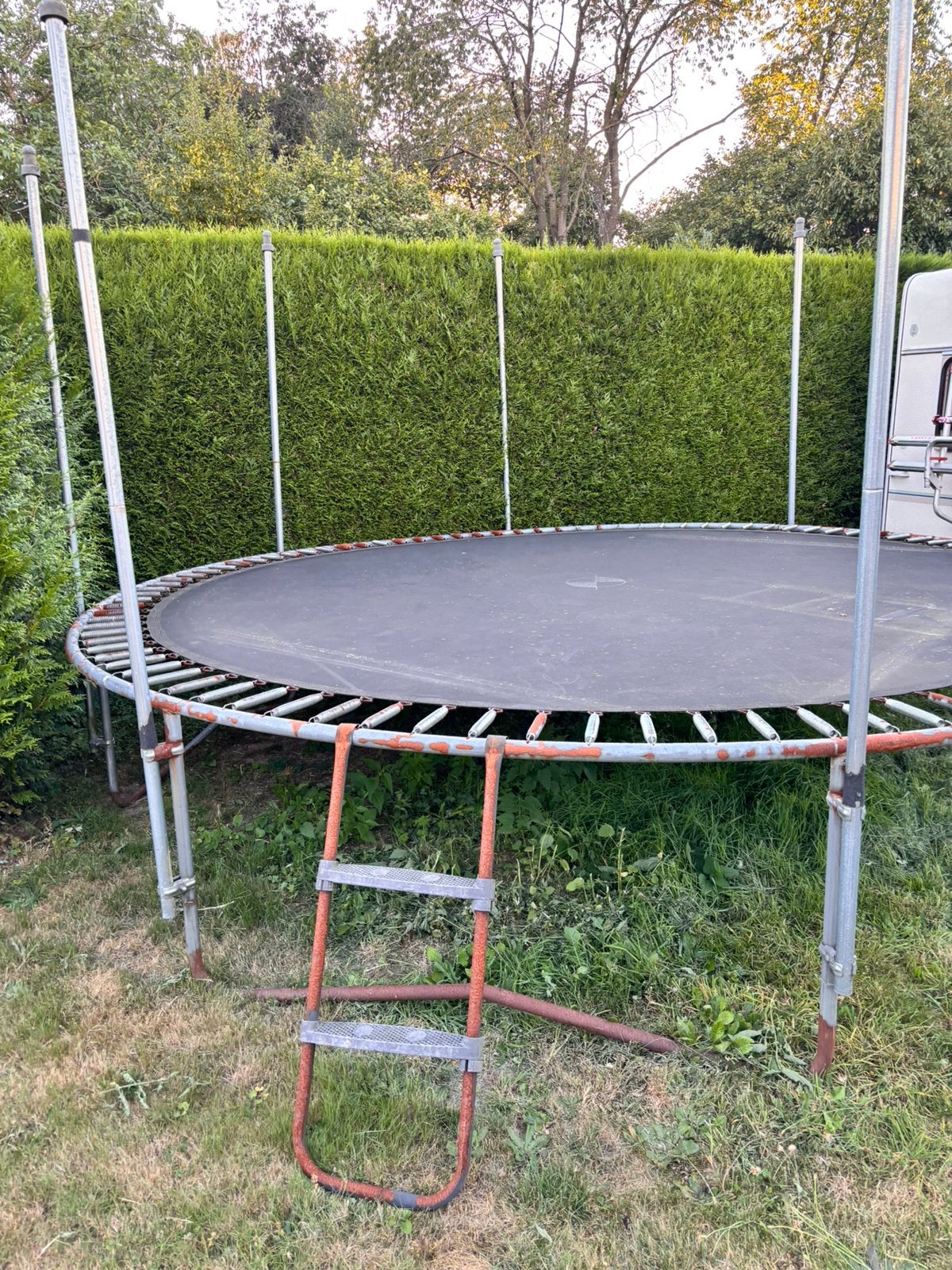 Berg trampoline, Ophalen, Gebruikt