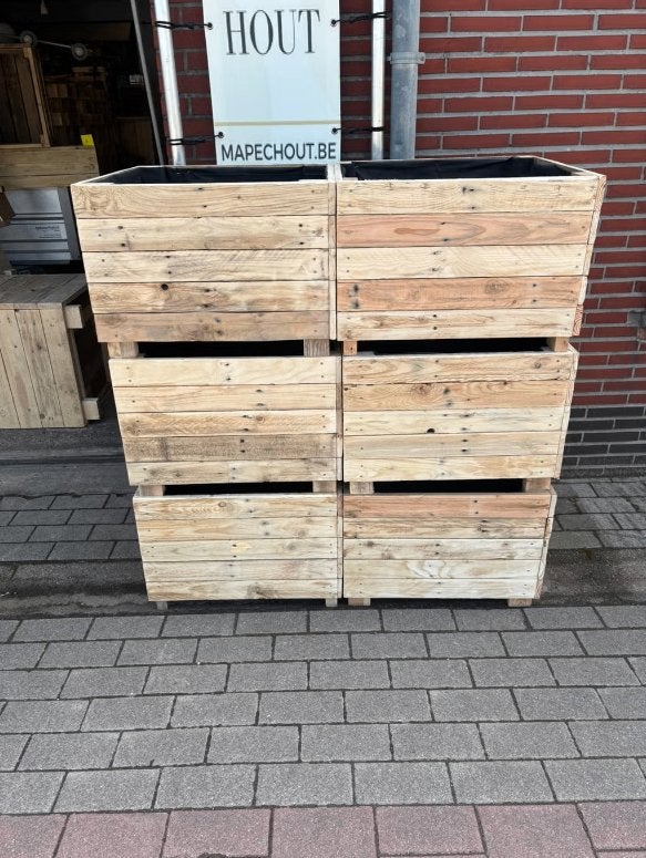 Plantenbak 60x60x42, Tuin en Terras, Bloembakken en Plantenbakken, Nieuw, Hout, Binnen, Balkon, Tuin, Ophalen