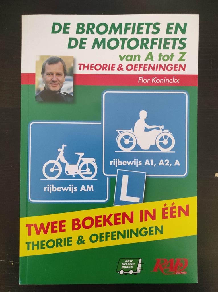 Brommerrijbewijs, leer en oefenboek.NIEUW, Livres, Conseil, Aide & Formation, Enlèvement, Neuf, Flor Koninckx