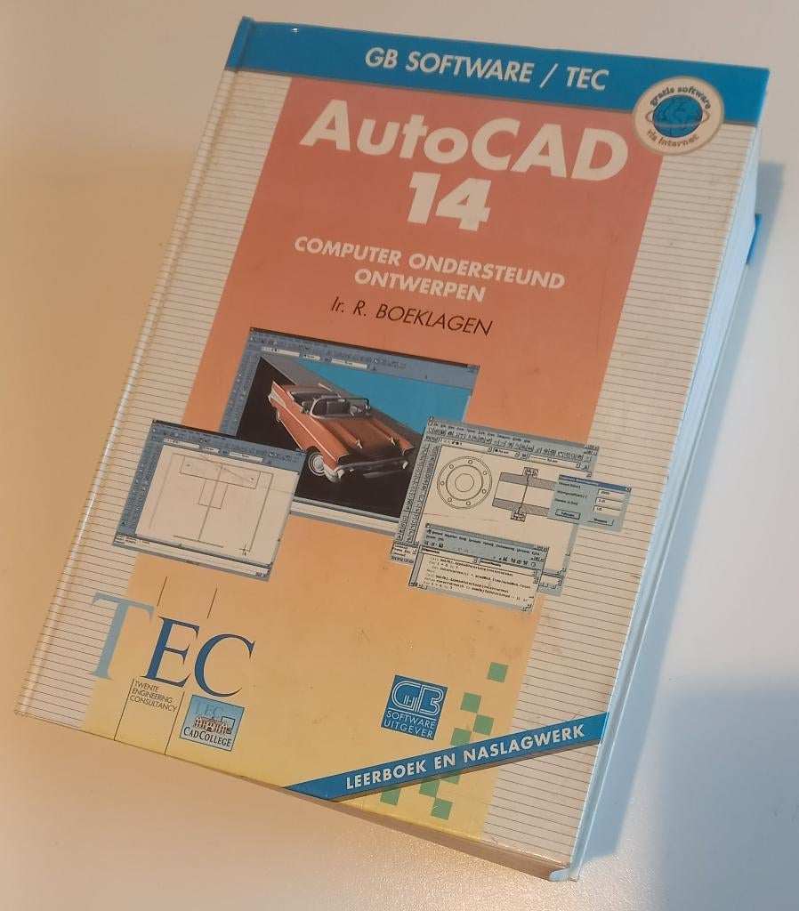 Werkboek AutoCAD 14, Enlèvement, Comme neuf, Ir. R. Boeklagen