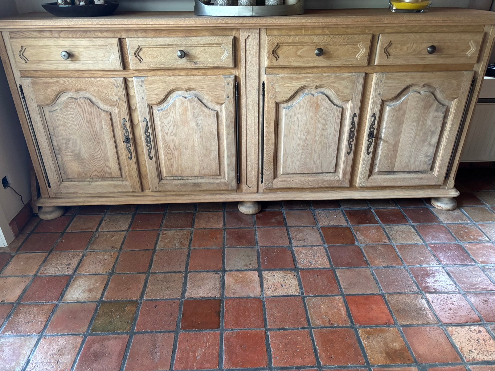 Gezandstraalde eiken dressoir, Huis en Inrichting, Ophalen, Gebruikt
