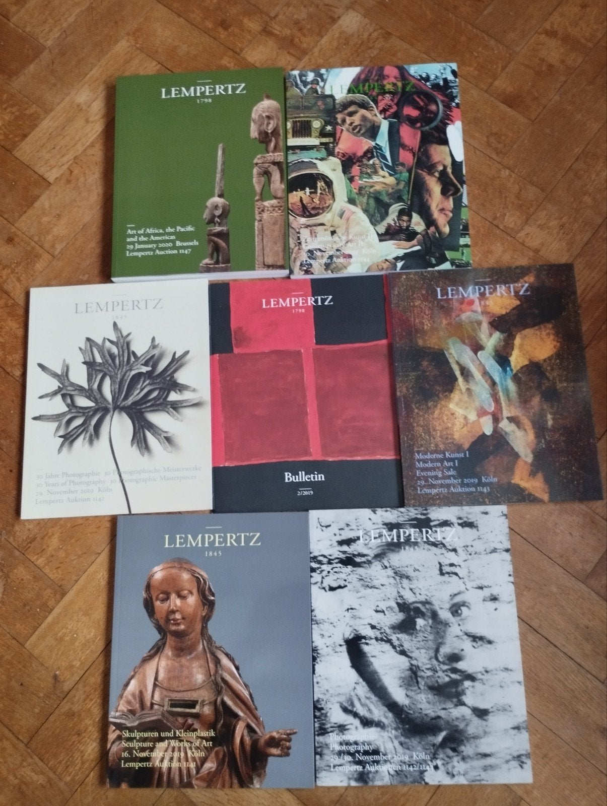 Lot de 7 Art Book Lempertz, Enlèvement ou Envoi