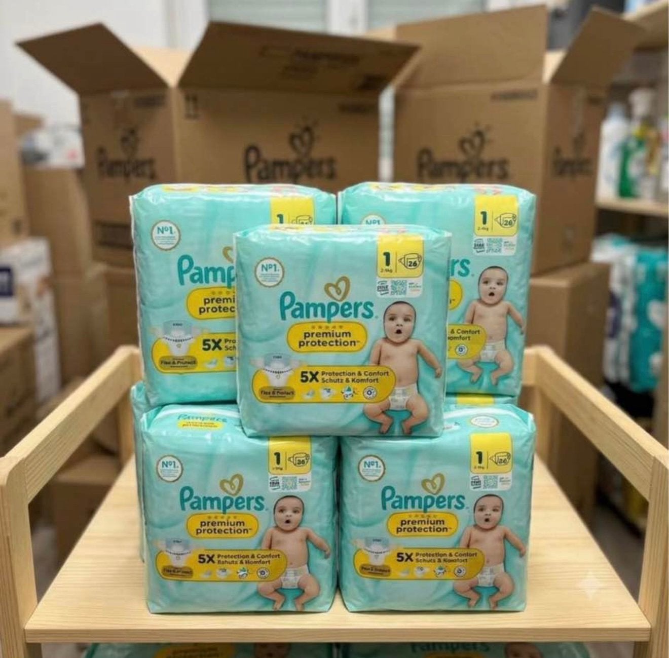 Langes Pampers taille 1, Enfants & Bébés, Enlèvement ou Envoi, Neuf