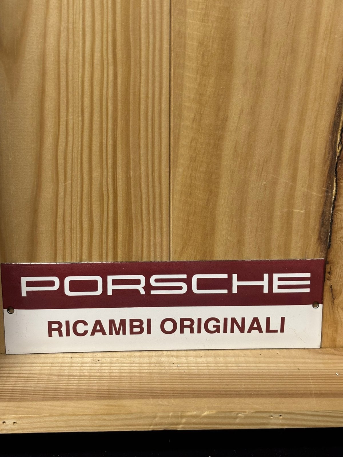 Porsche emaille plaat, Antiek en Kunst, Ophalen of Verzenden
