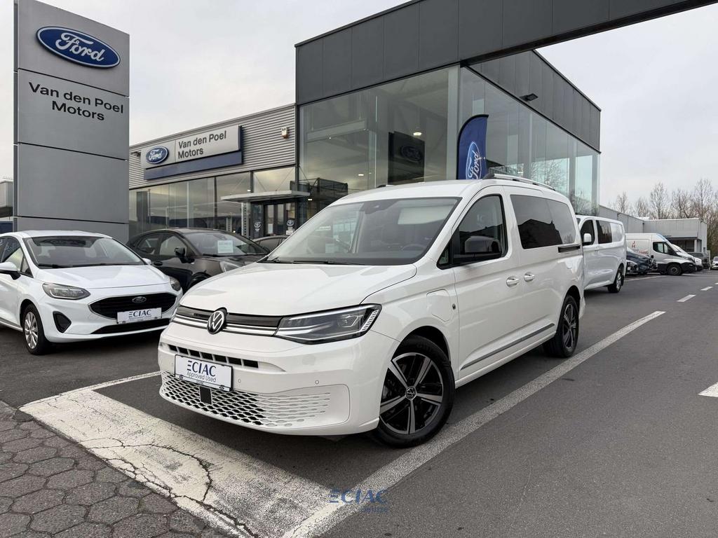 Volkswagen Caddy PHEV Maxi Style 7plaats - DSG - 11497KM - G, Auto's, Volkswagen, Automaat, Monovolume, 1498 cc, Caddy Combi