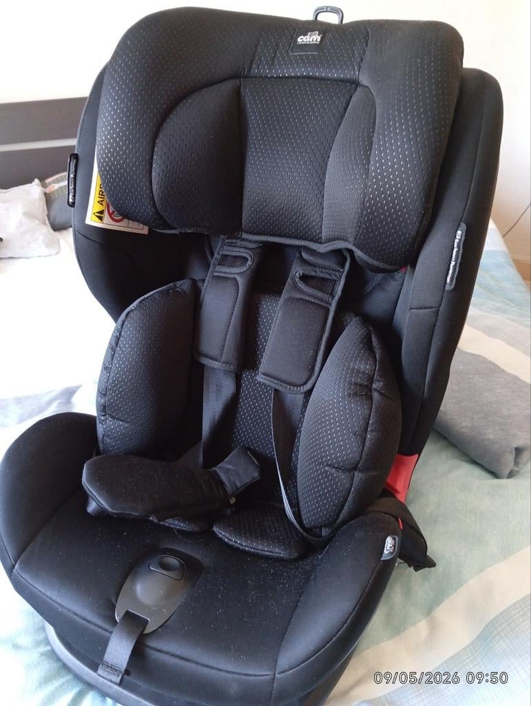 SIÈGE ENFANT DE VOITURE NOIR, Enlèvement, Comme neuf, Dossier réglable, Isofix