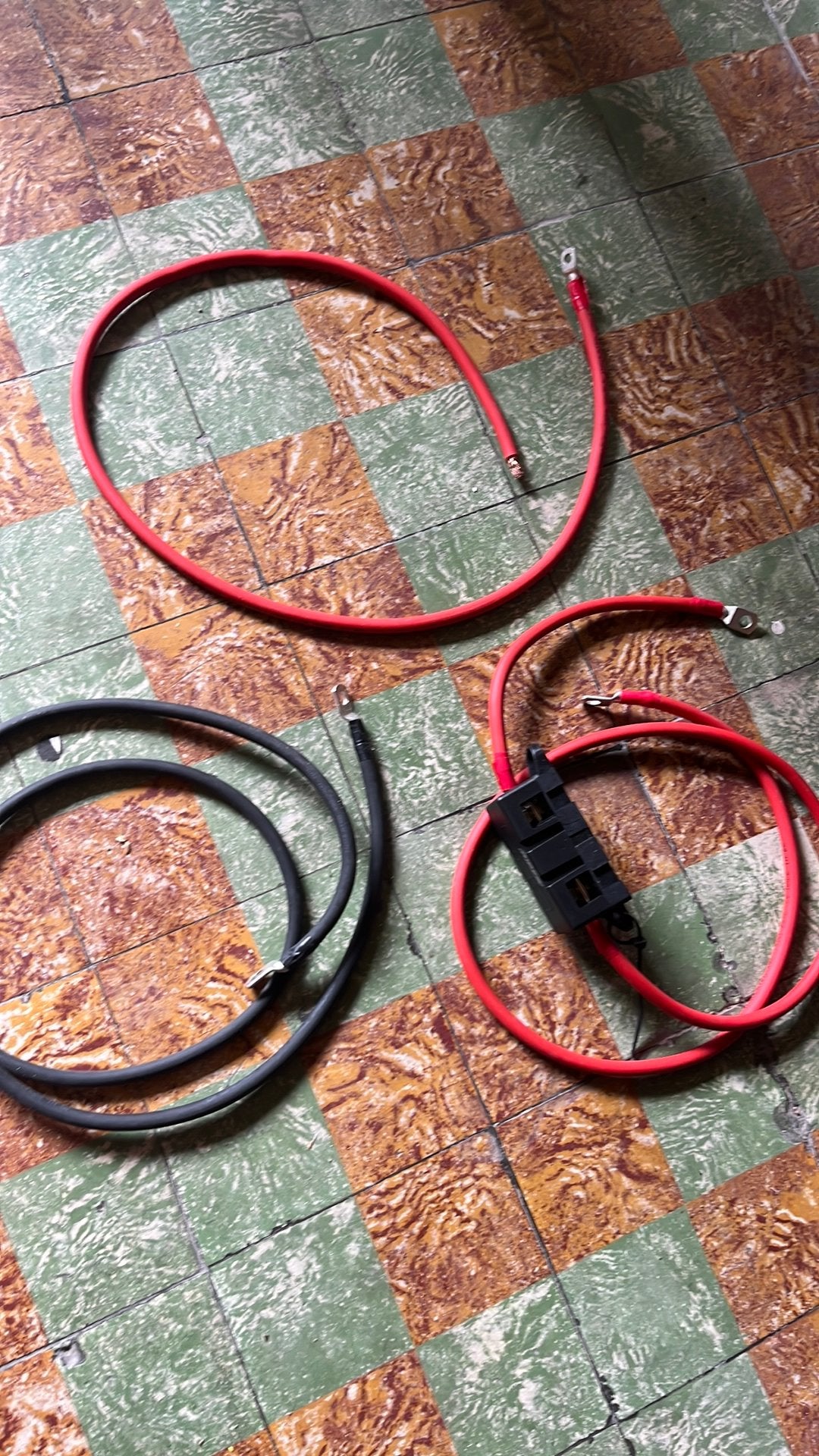 16mm² Accu Aansluitset met Zekeringhouder, Ophalen, Zo goed als nieuw