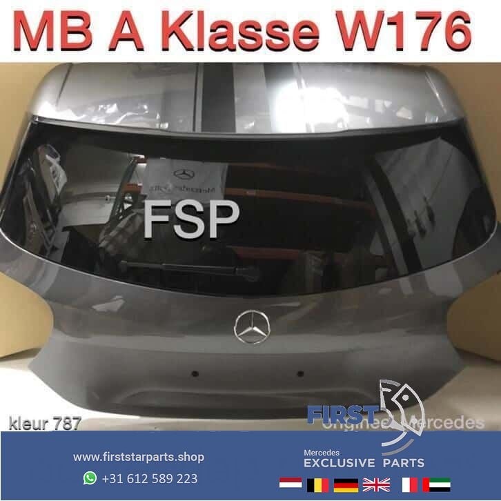 W176 achterklep 2018 Mercedes A Klasse COMPLEET in diverse k, Arrière, Haillon arrière, Utilisé, -