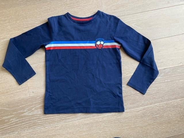 Tee-shirt bleu à manches longues Okaïdi taille 128 cm, Garçon, Chemise ou À manches longues, Comme neuf, Okaïdi
