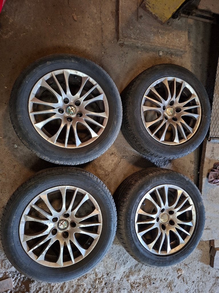 4 originele Alfa Romeo 159 velgen, Ophalen, Velg(en)