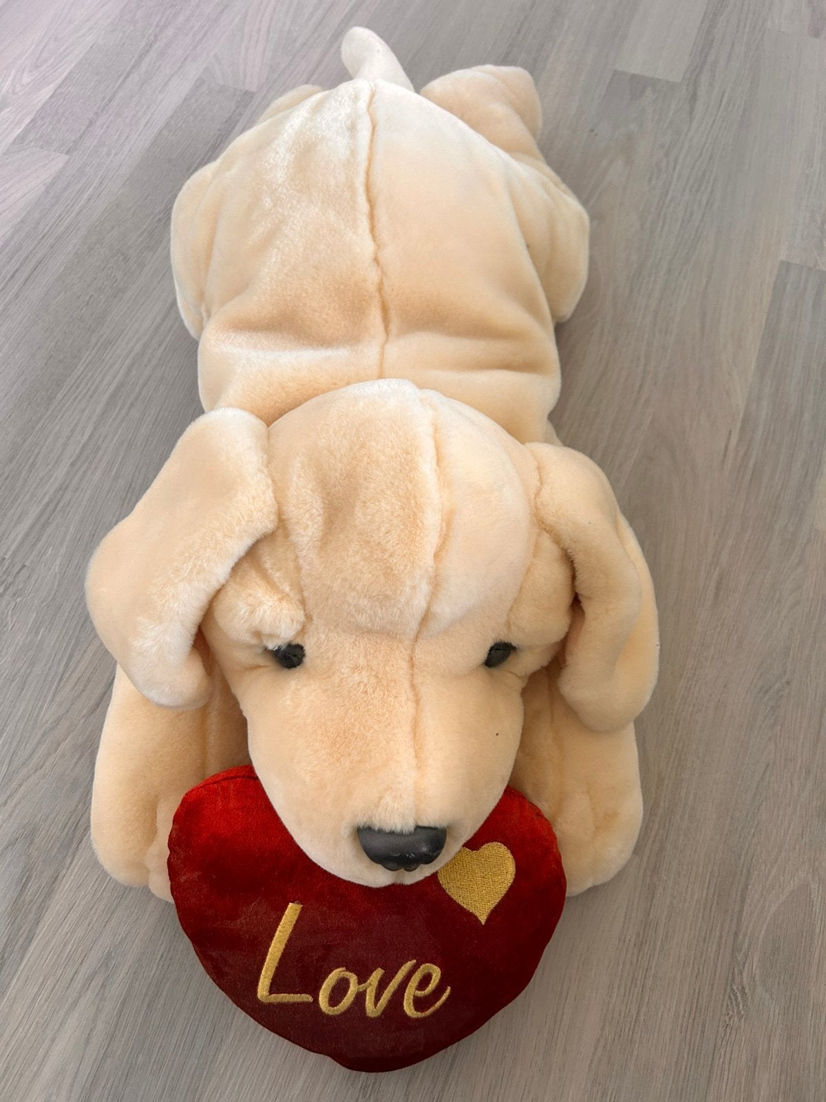 Knuffelbeer, Zo goed als nieuw, Middelgroot (20 tot 80 cm), Beige, Hond