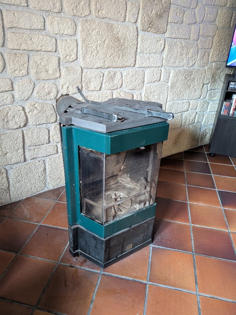 Feu au bois Arthur Martin, Maison & Meubles, Poêles, Enlèvement, Utilisé, Bois, Autoportant