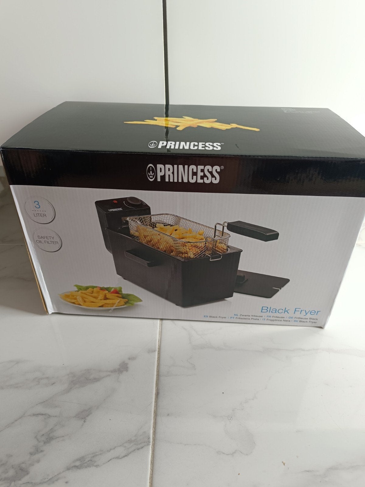 Friteuse Princess, Elektronische apparatuur, Frituurpannen, 2 tot 3 liter, Ophalen, Nieuw