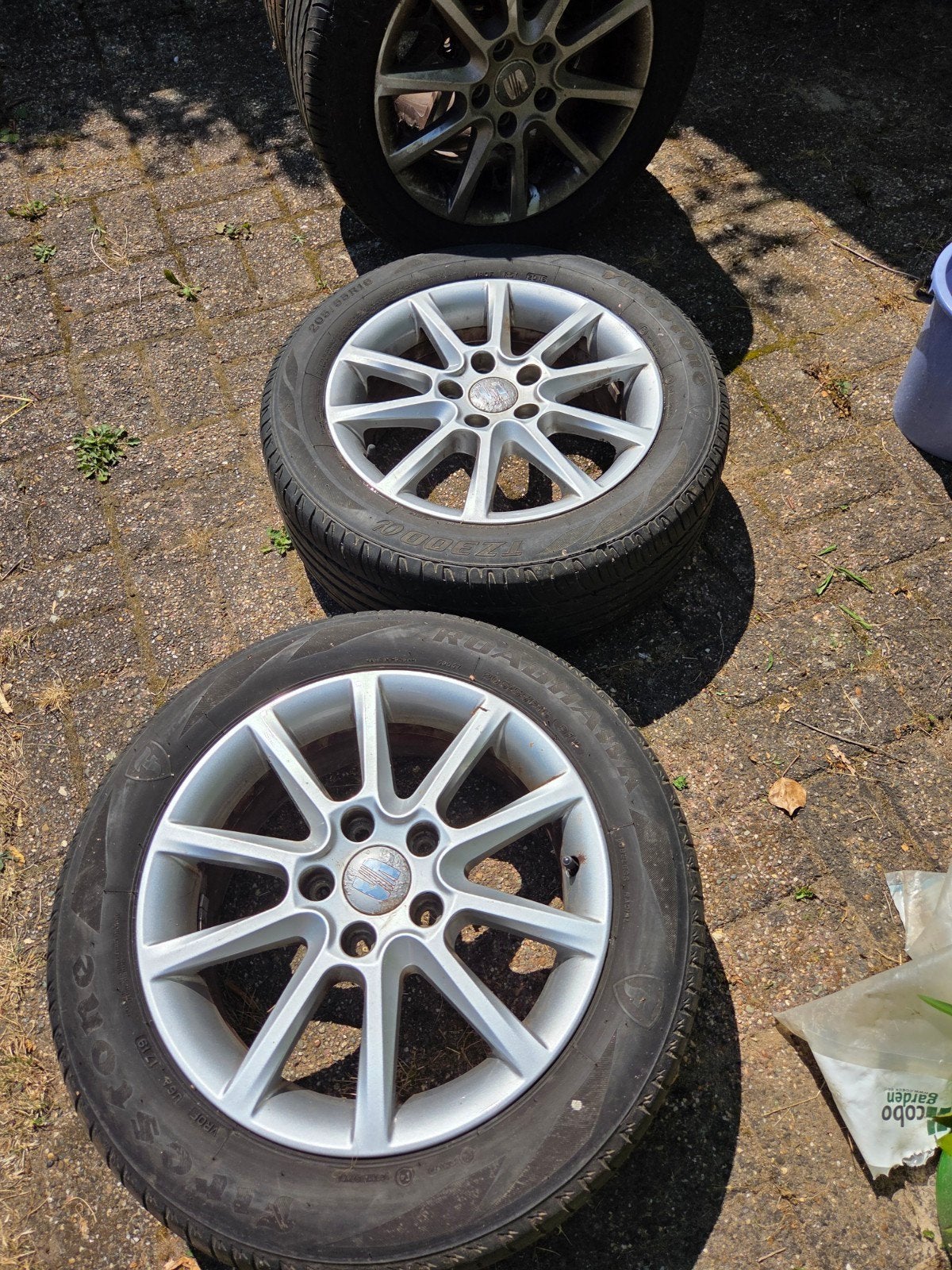 Autobanden op velg 4 stuks, Ophalen, Gebruikt, Band(en)