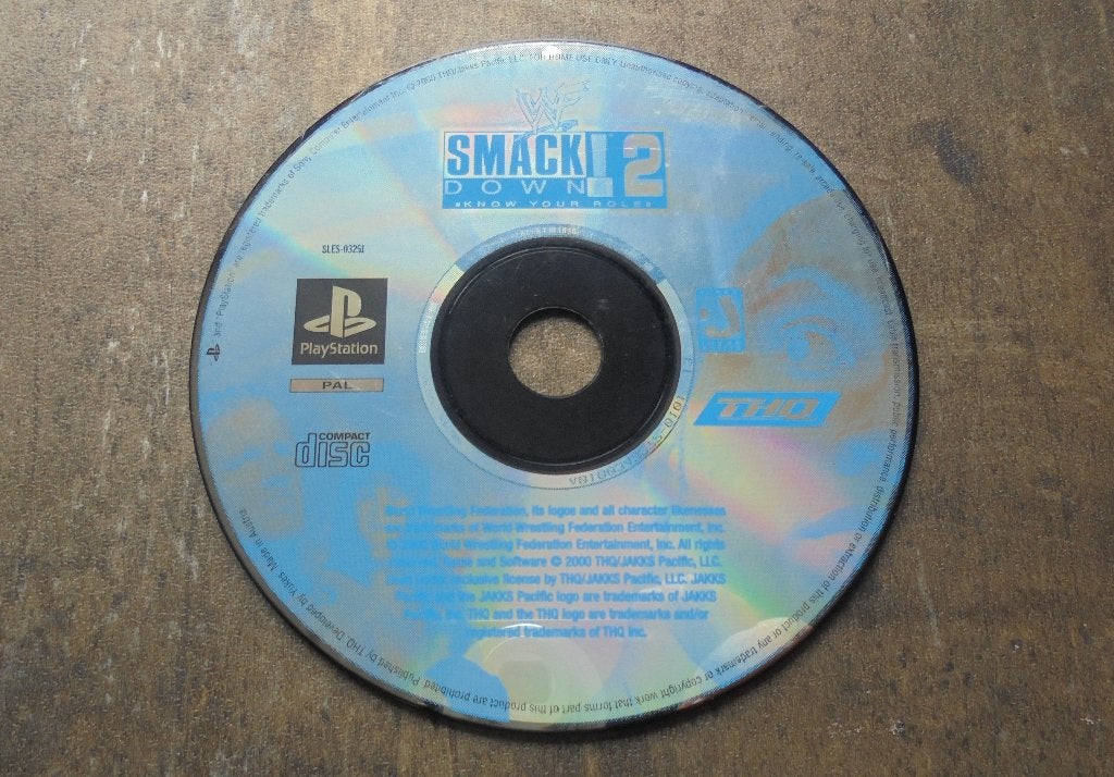 WWF Smackdown 2 Know Your Role voor PS1 (zie foto's), Games en Spelcomputers, Games | Sony PlayStation 1, Gebruikt, 1 speler, Ophalen of Verzenden