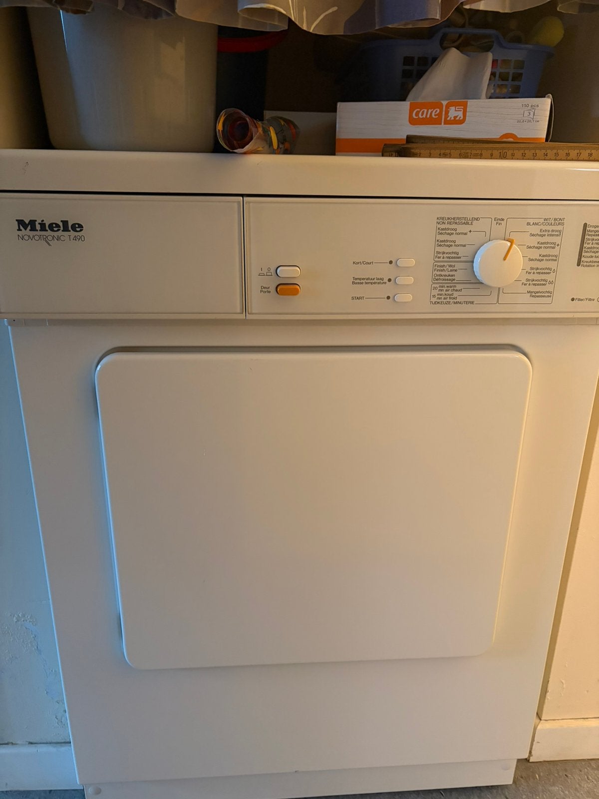Droogkast Miele, Elektronische apparatuur, Ophalen, Gebruikt, Luchtafvoer, 85 tot 90 cm