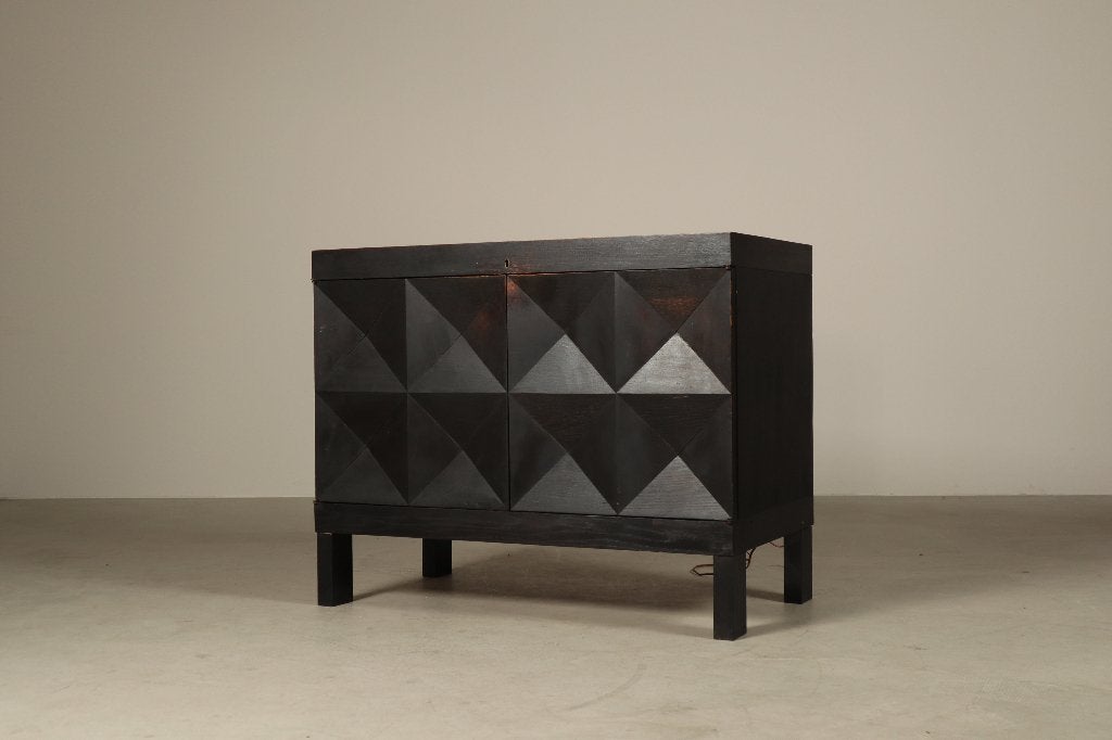 Meuble de bar brutaliste Jean Batenburg, Belgique, 1960's, Enlèvement, Utilisé