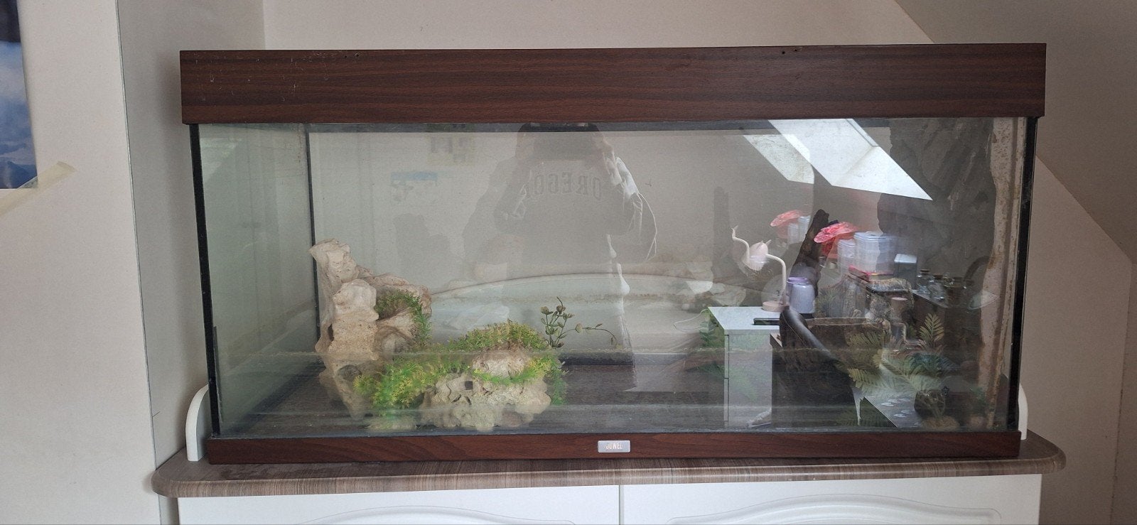 aquarium met accesoires, Dieren en Toebehoren, Ophalen, Zo goed als nieuw, Overige typen