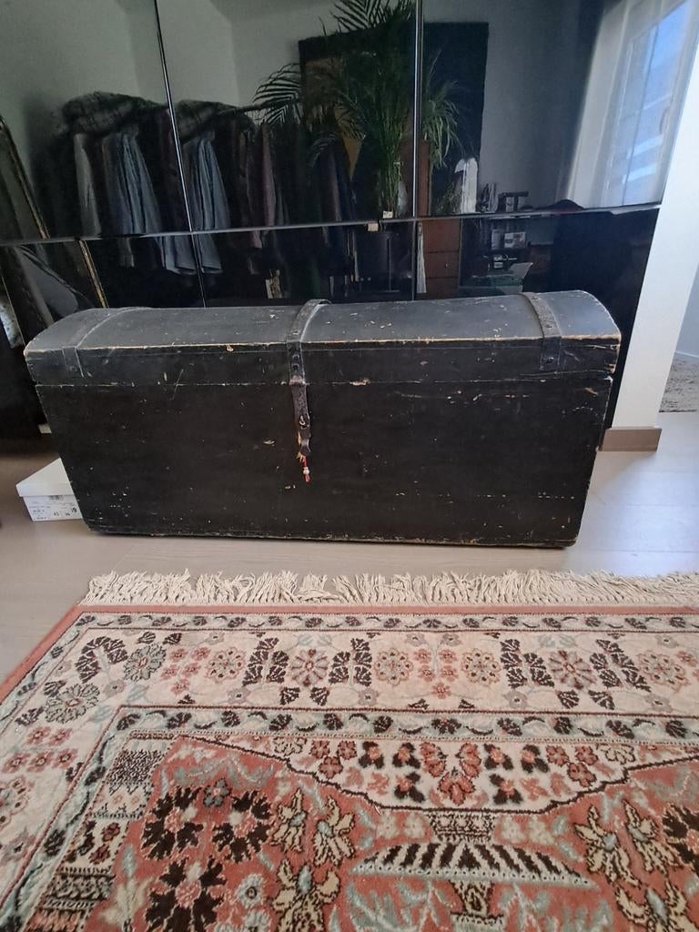 Oude houten koffer, Huis en Inrichting, Ophalen