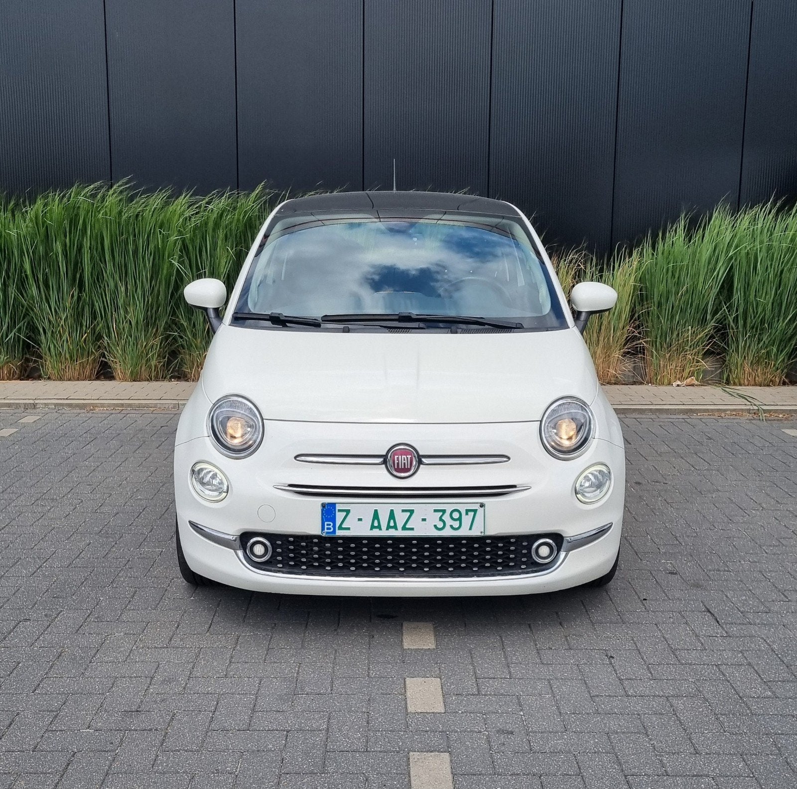 Fiat 500 Full option Pano/Leer/Navi/Airco etc, Autos, Cuir, Achat, Euro 6, Entreprise