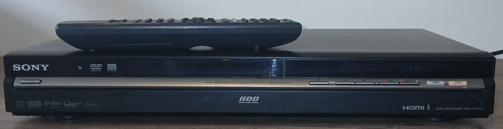Sony RDR-HX750 DVD & HDD Recorder (160 GB) + Ab, Ophalen, Sony