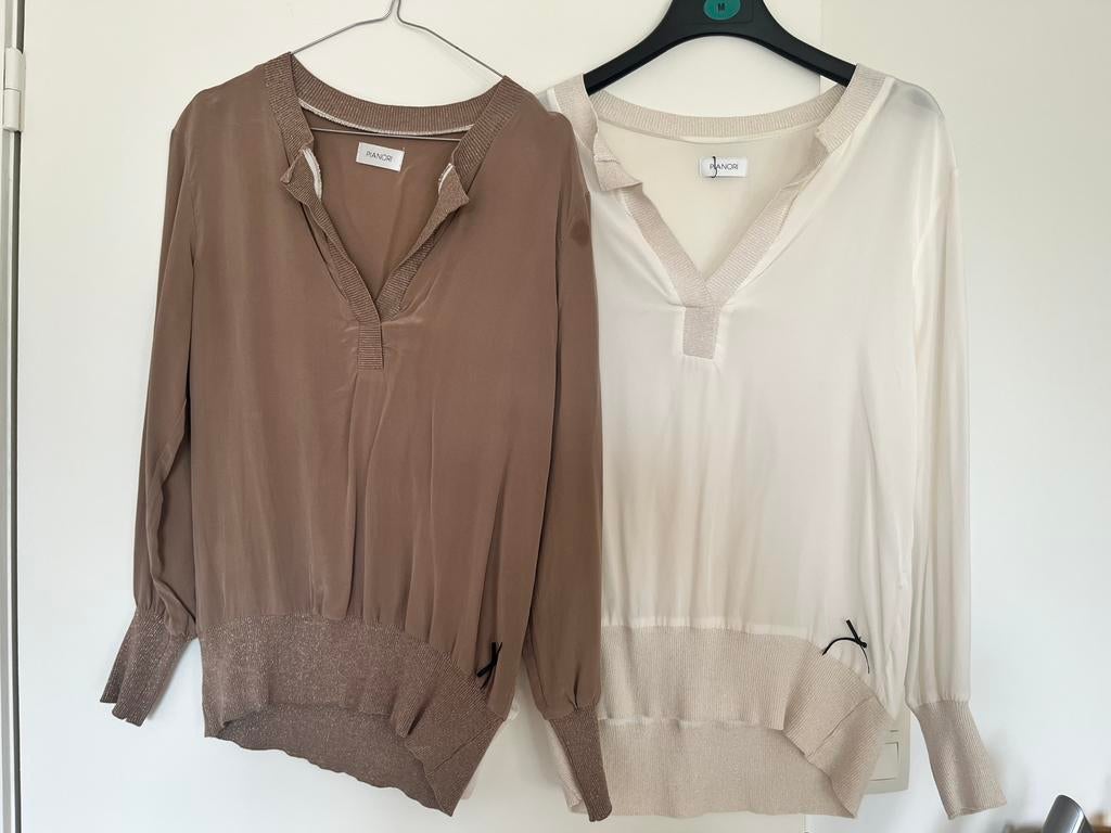 Blouses en soie M Pianori, Enlèvement ou Envoi, Porté