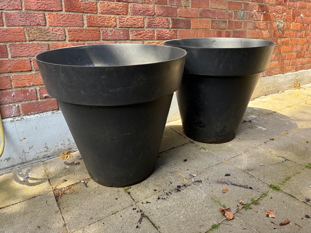 Grands pots de fleurs, Balcon, 40 cm ou plus, 40 à 70 cm, Rond