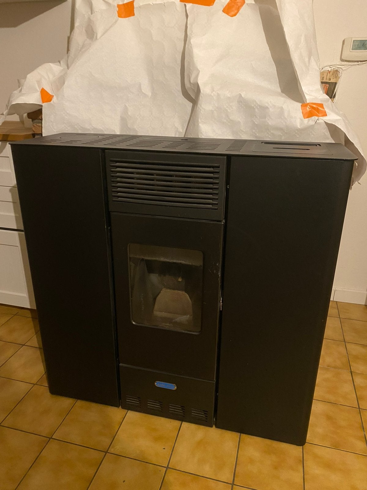 Limfire pelletkachel, Ophalen, Zo goed als nieuw, Pelletkachel
