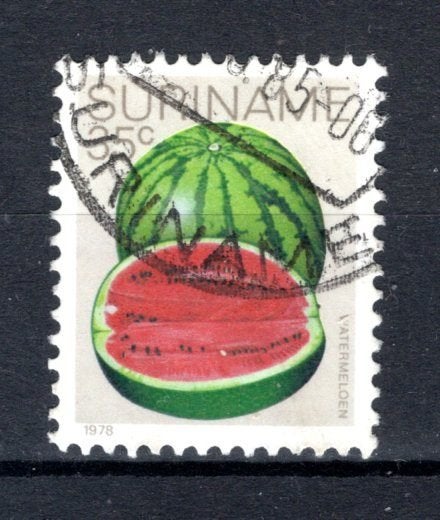 SURINAME 734 estampillé 1978 - Pastèque, Timbres & Monnaies, Timbres | Surinam, Envoi, Affranchi