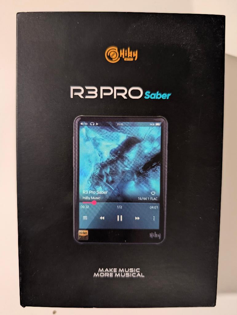 HiBy R3 Pro Saber — muziekspeler met hoge resolutie (DAP), Audio, Tv en Foto, Versterkers en Ontvangers, Ophalen of Verzenden