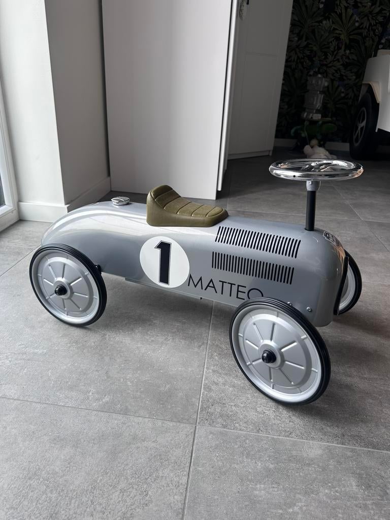 Loopauto retro, Kinderen en Baby's, Speelgoed | Buiten | Voertuigen en Loopfietsen, Ophalen, Zo goed als nieuw