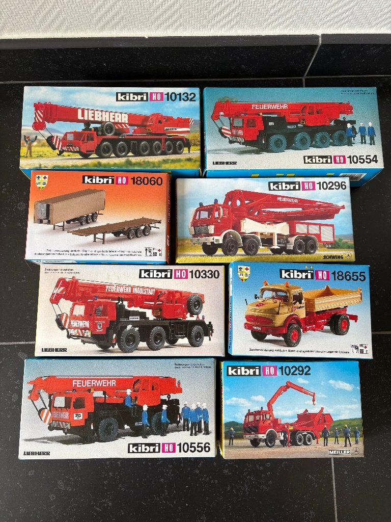 KIBRI  Camions Pompiers  1/87, Envoi, Neuf, Bus ou Camion, Autres marques