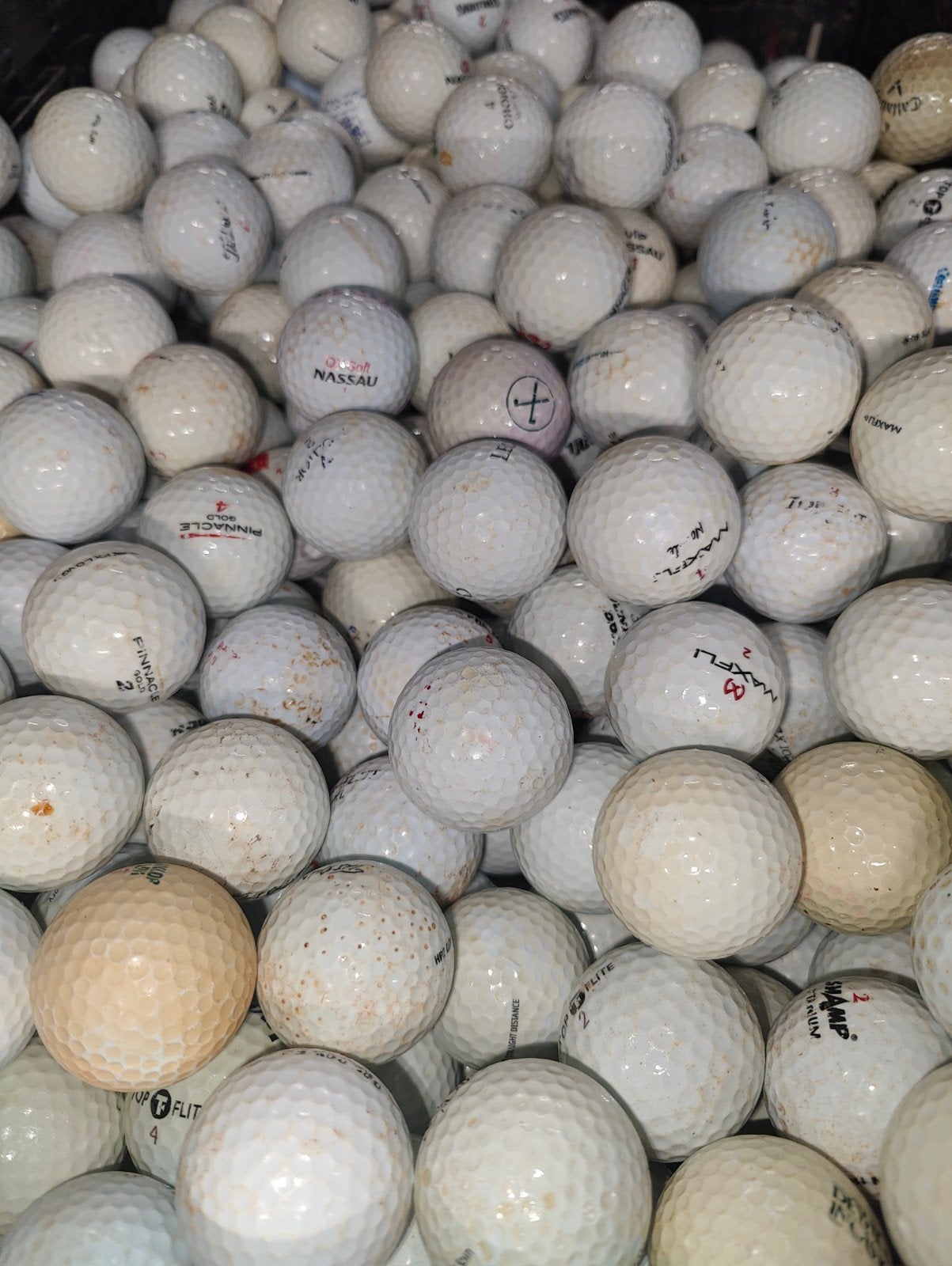 gebruikte golfballen mix 100 stuks, Sport en Fitness, Ophalen of Verzenden