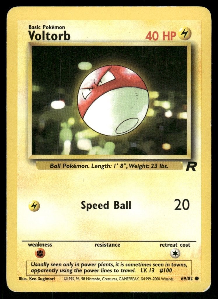 Voltorb 69/82 - Team Rocket, Verzenden, Gebruikt