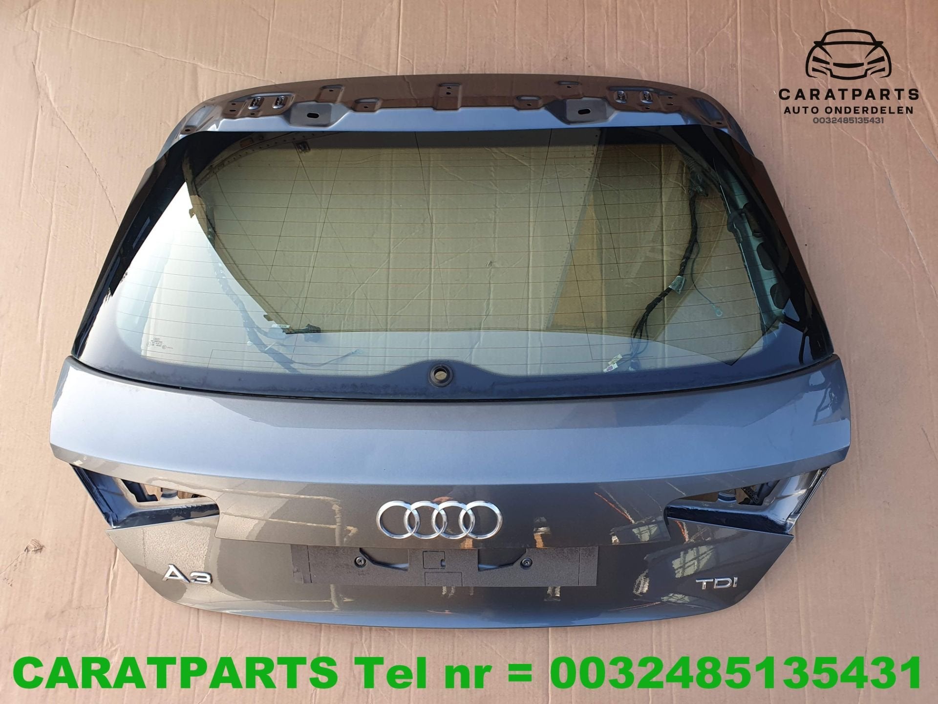 Hayon Audi A3 couvercle de coffre A3 8V hayon 8V3827025, AUDI AG, Auto-Union-Strasse 1
85045  Ingolstadt, DE, Audi, Utilisé