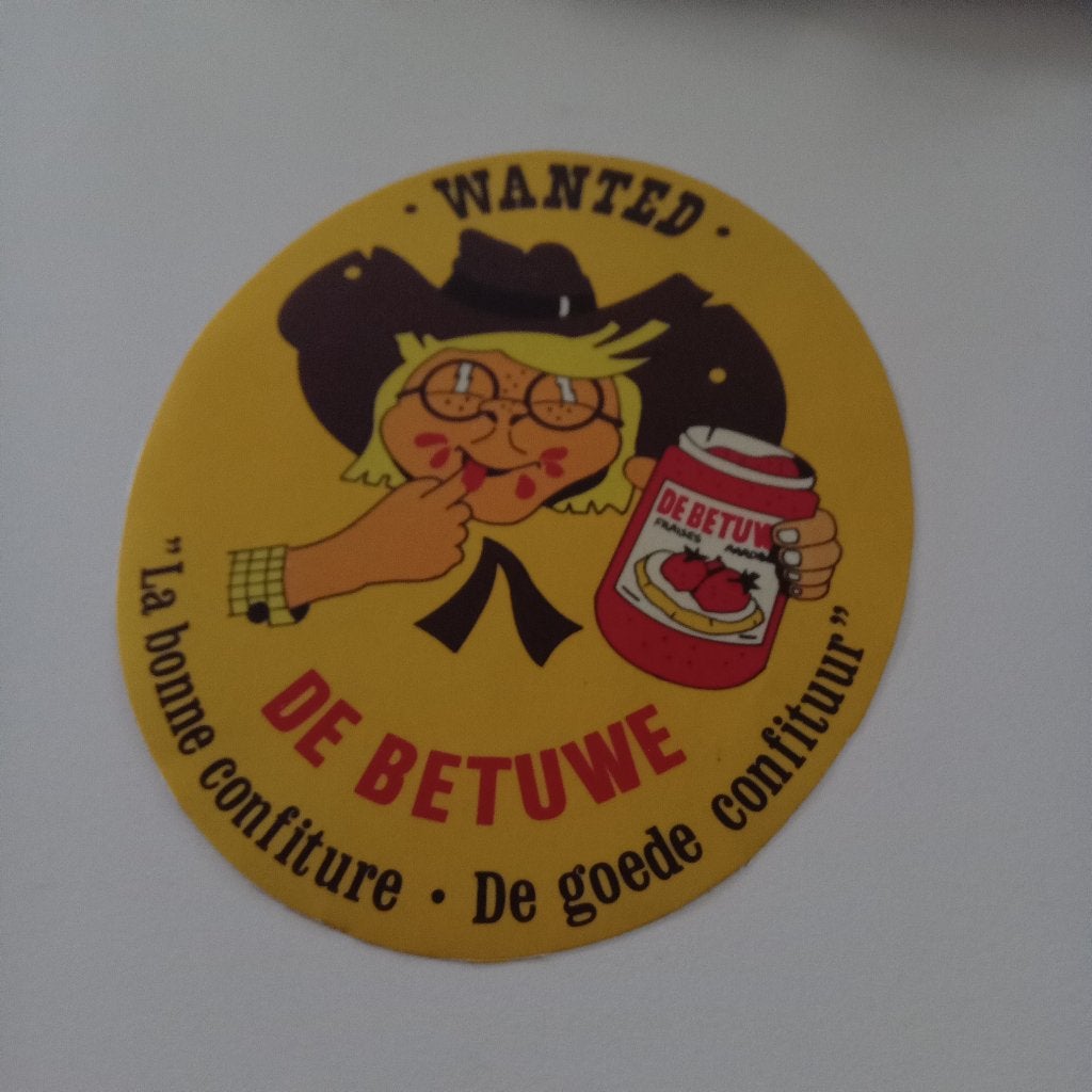 STICKER DE BETUWE CONFITUUR, Verzenden