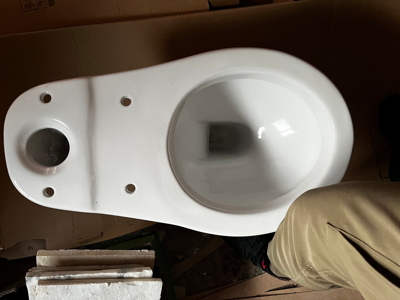 Wc pot, Ophalen, Zo goed als nieuw