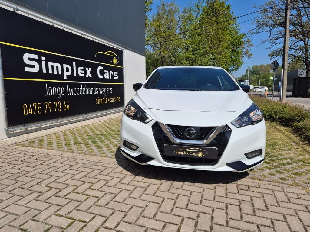 NISSAN MICRA 0.9 N- DESIGN MET GARANTIE in topstaat, Voorwielaandrijving, Stof, Euro 6, Wit