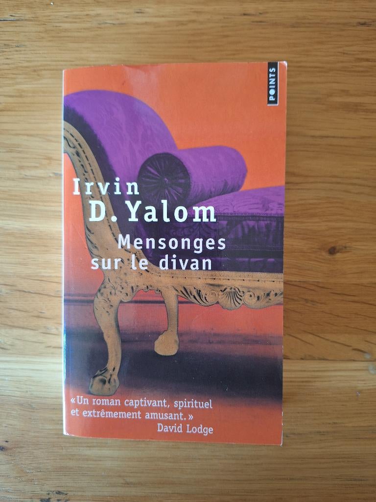 Mensonges sur le divan - Irvin D. Yalom, Boeken, Ophalen, Zo goed als nieuw, Irvin D. Yalom