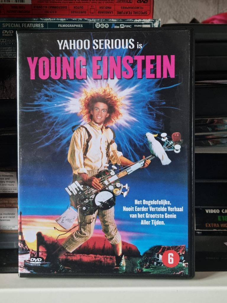 Young Einstein, Yahoo Serious, Odile Le Clezio, CD & DVD, DVD | Comédie, Enlèvement ou Envoi