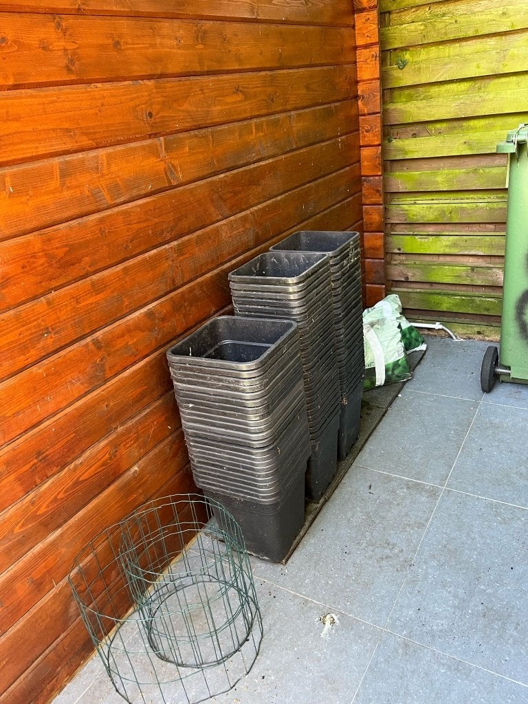 kweekpotten, Kunststof, Gebruikt, Vierkant, Minder dan 40 cm
