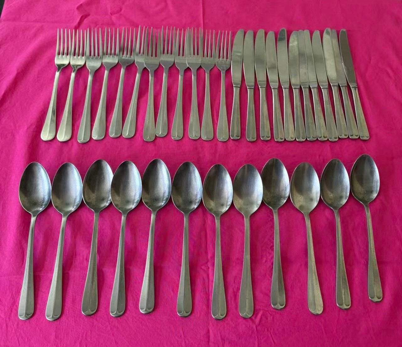 Cutlery Set de couverts en inox HORECA Lot - Prix par pièce, Maison & Meubles, Cuisine | Couverts, Enlèvement, Utilisé, Inox ou Chrome