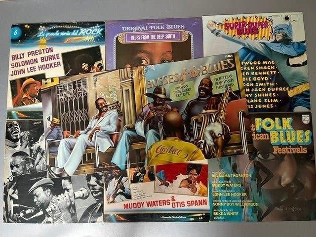 Zeven compilatie blues lps, Cd's en Dvd's, Vinyl | Jazz en Blues, Ophalen of Verzenden, Zo goed als nieuw, Blues
