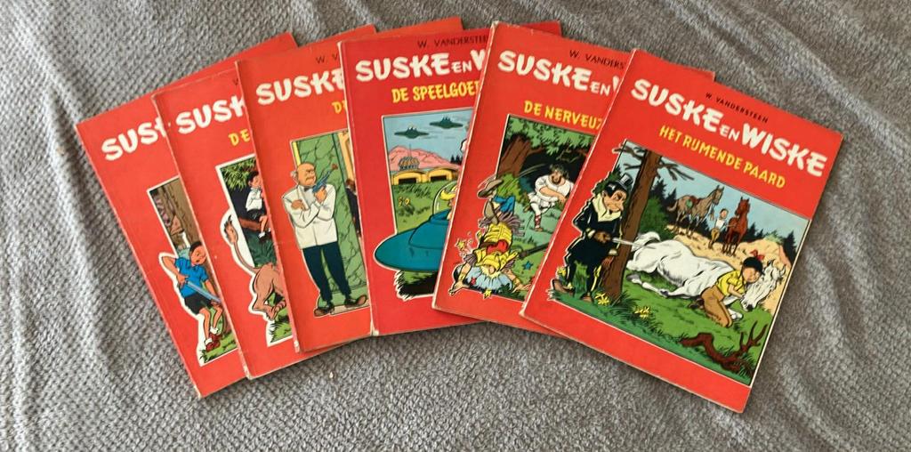Oude Suske en Wiske albums, Boeken, Stripverhalen, Meerdere stripboeken, Ophalen of Verzenden, Gelezen