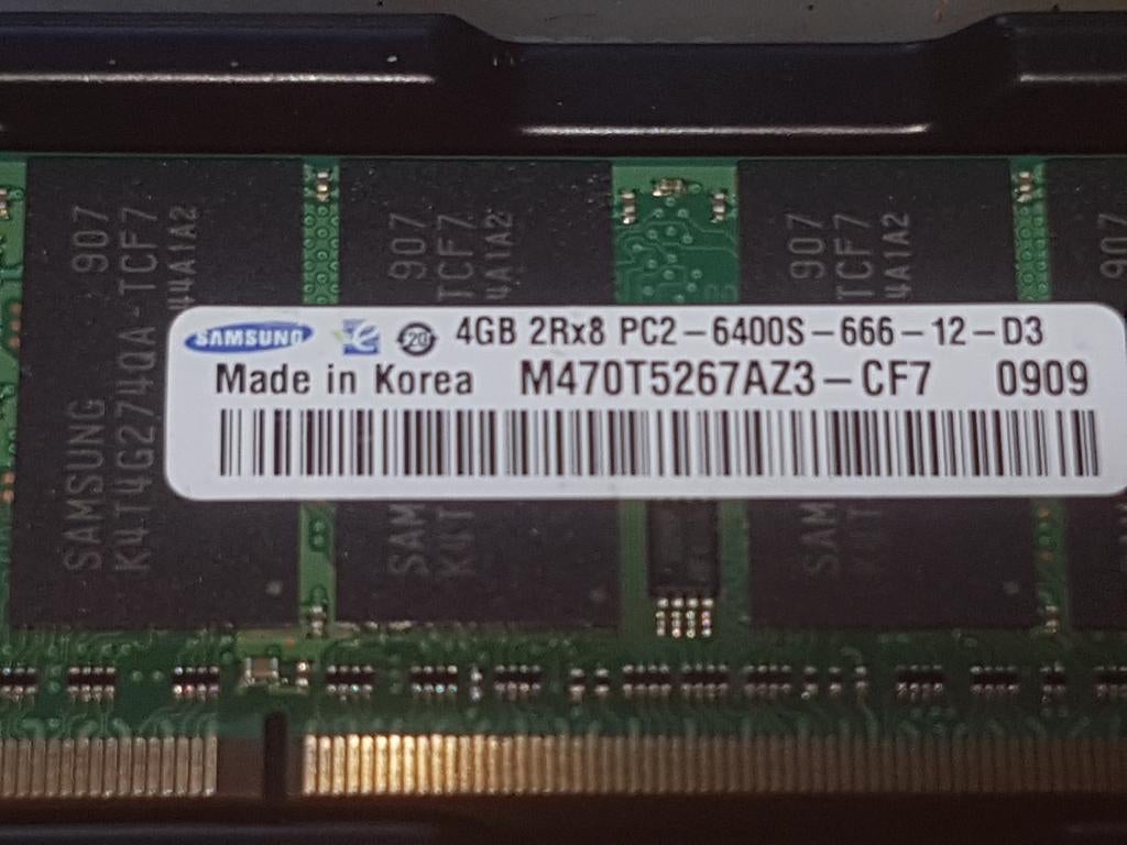 NOUVELLE RAM DDR2 DE 4 GO, Neuf, Enlèvement ou Envoi, DDR2, Laptop