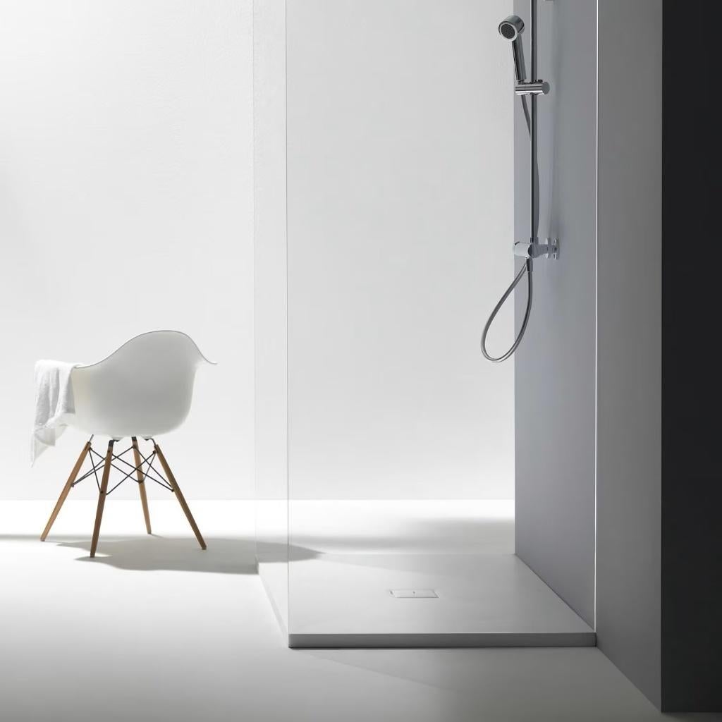 LAUFEN SOLUTIONS DOUCHEBAK 160 x 80cm, MARBOND, WIT MAT, Doe-het-zelf en Bouw, Ophalen, Nieuw, Steen, Douche
