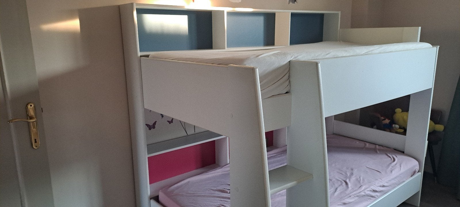 Wit stapelbed voor kinderen, Ophalen