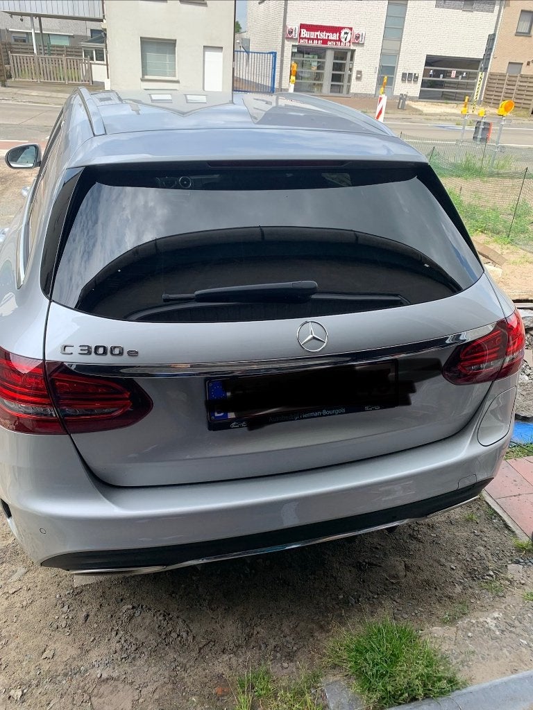 Mercedes benz C300e hybride-benzine, Auto's, Mercedes-Benz, Euro 6, Leder, Bruin, 5 deurs